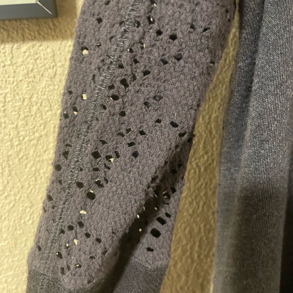 Free People Brown Knit Cardigan Sz Medium but oversized Ptp 25” length 31” - Picture 5 of 6
